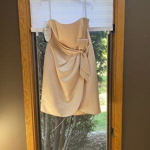 Alfred Angelo Formal Strapless Knee-Length Dress